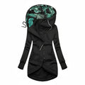 Women's Hooded Winter Jacket with Tunic Length