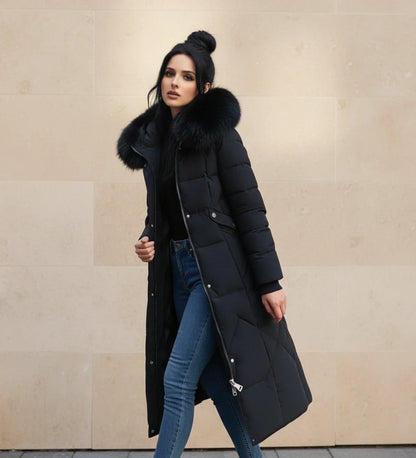 Quilted Hooded Jacket in White - image 7