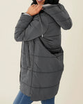 Women's Quilted Hooded Long Winter Coat