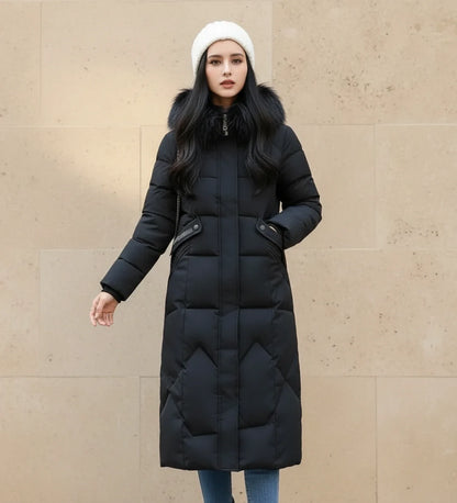 Quilted Hooded Jacket in White - image 6