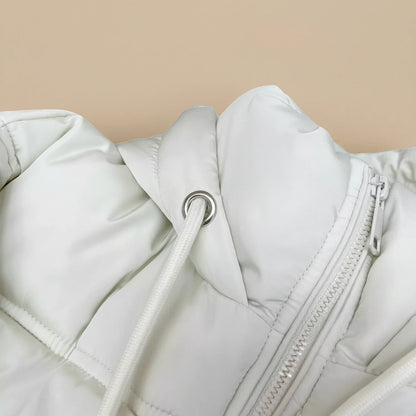 Luvrefashion | Winter Puffer Jacket with Hood in Khaki - image 7