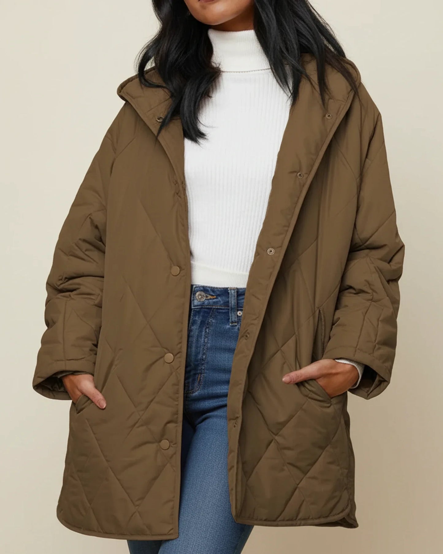 Extra Large Winter Coat in Light Green - image 6