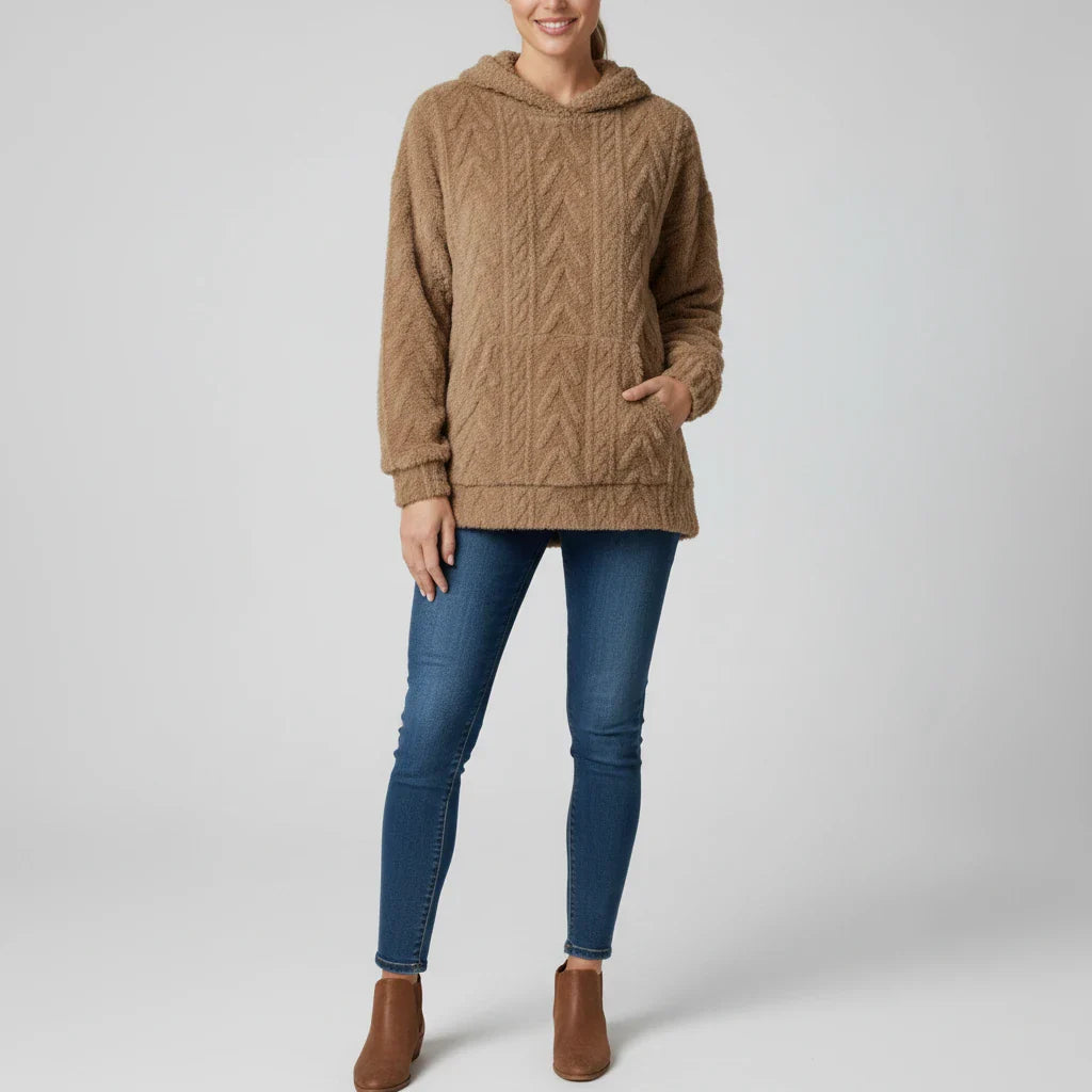 Luvrefashion | Hooded Sweater for in Pink - image 7