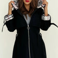 Hooded Trench Coat for Women