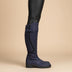 Ladies' Knee-High Leather Equestrian Boots - Lilac