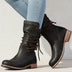 Ladies' Lace-Up Booties - Black