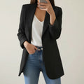 Open Front Blazer Jacket for Women