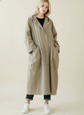 Waterproof Hooded Trench Coat for Women