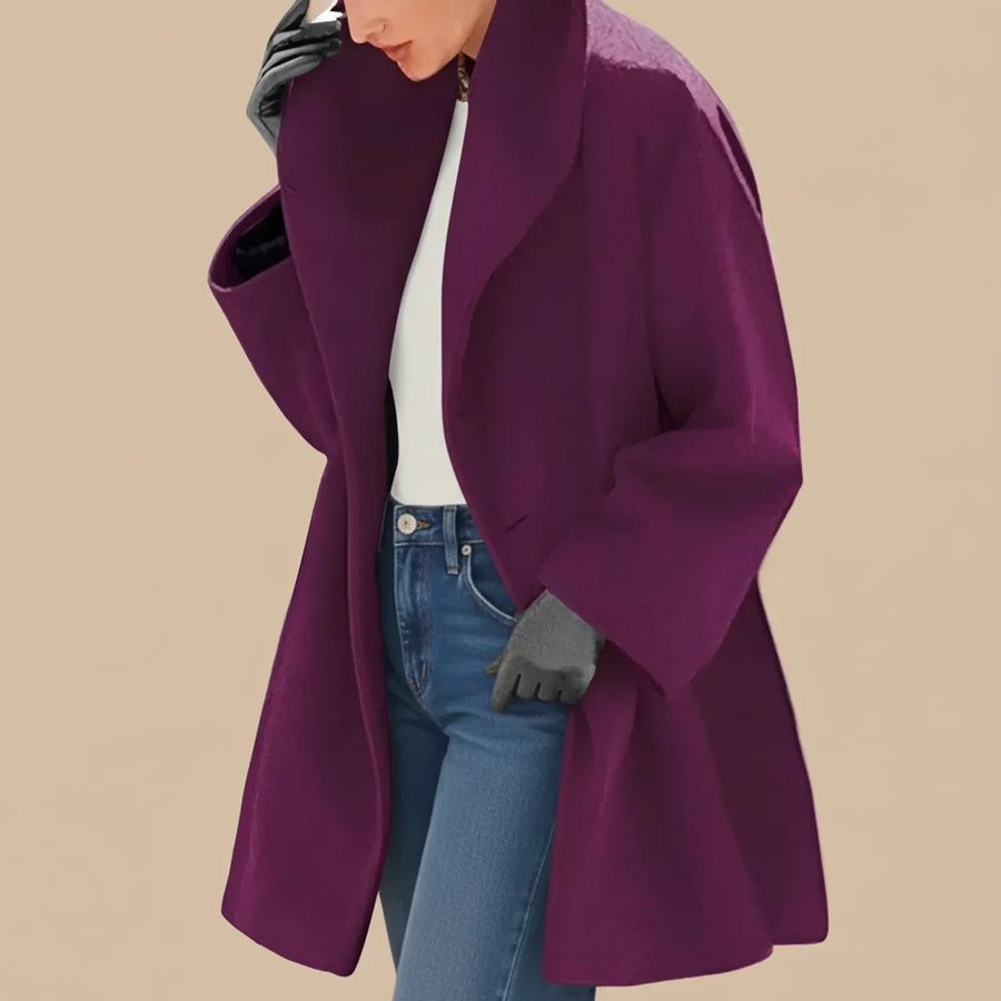 Luvrefashion | Mid Length Winter Coat for in Brown - styled look