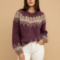 Women's Comfortable Fair Isle Knit Sweater