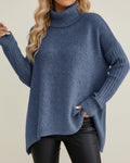 Ladies' Cozy Turtleneck Sweater for Winter