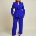 Peplum Blazer Suit for Women