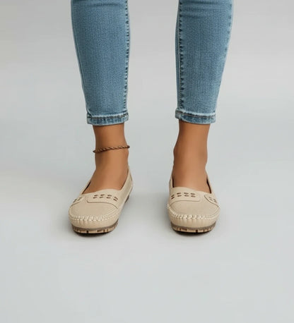 Ladies' Breathable Slip On Loafers in Coffee - image 6