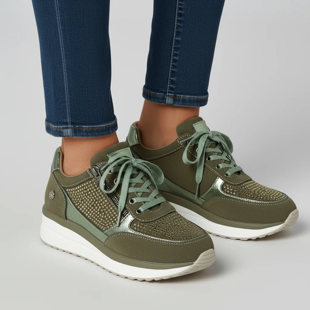 Luvrefashion | Platform Sneakers for in Gray - styled look