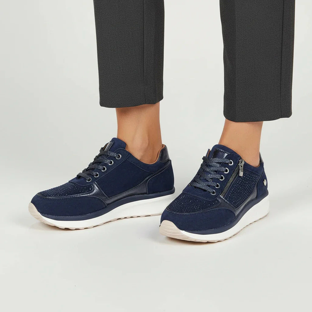 Luvrefashion | Platform Sneakers for in Gray - back view