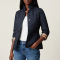 Quilted Jacket with Collar for Women