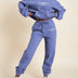 Ladies' Hoodie and Jogger Ensemble - Purple