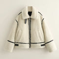 Women's Aviator Jacket with Sherpa Lining