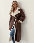 Women's Long Sherpa Winter Coat