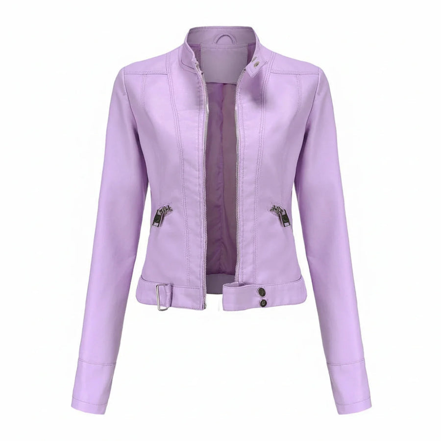 Luvrefashion | Tailored Biker Jacket in Black - detail view