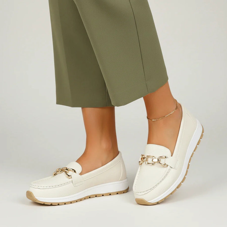 Luvrefashion | Ladies' Easy On Loafers in Blue - styled look