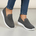 Women's Easy-On Sneakers - Dark Gray