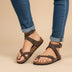 Orthopedic Toe Loop Sandals for Women - Brown