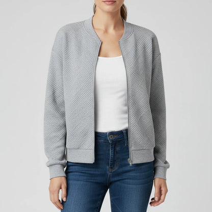 Zippered Jacket in Blue - image 7