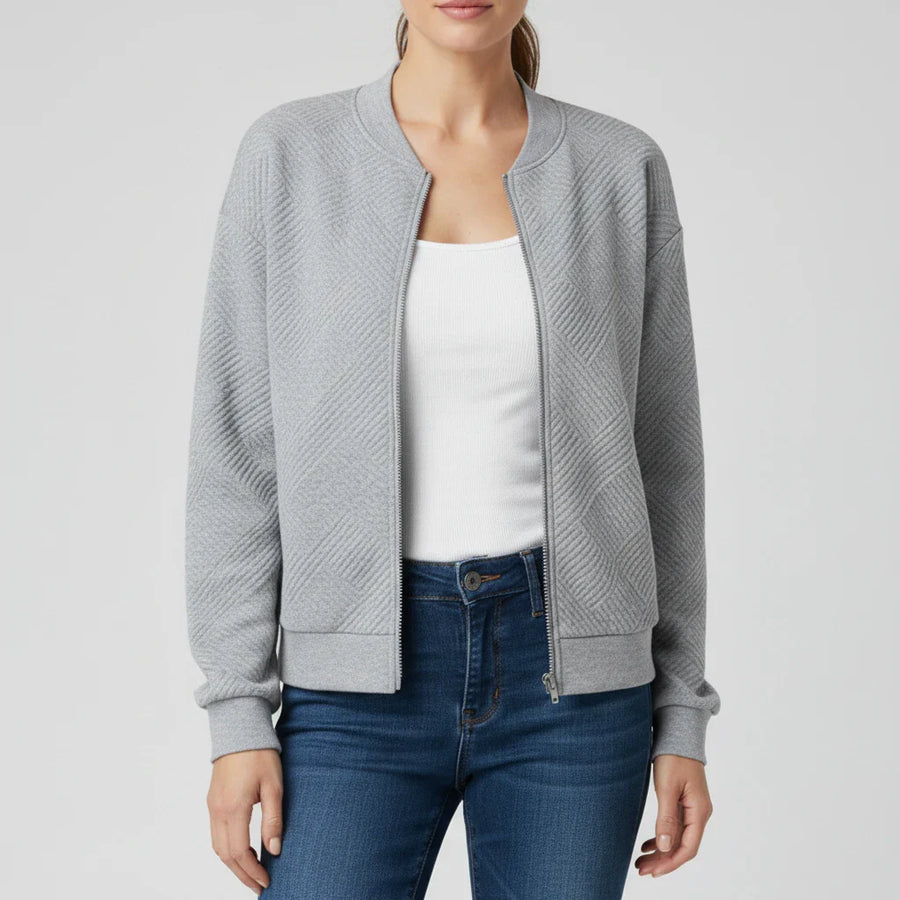 Luvrefashion | Zippered Jacket in Blue - image 7