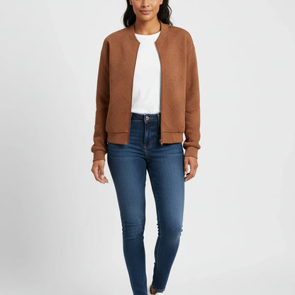 Zippered Jacket in Blue - image 10