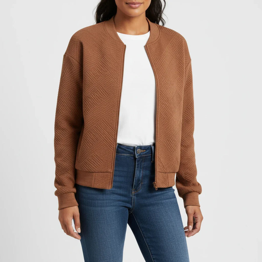 Luvrefashion | Zippered Jacket in Blue - image 9