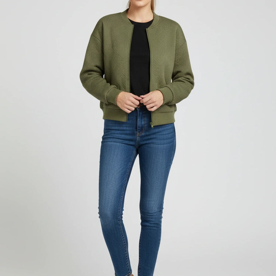 Luvrefashion | Zippered Jacket in Blue - image 12