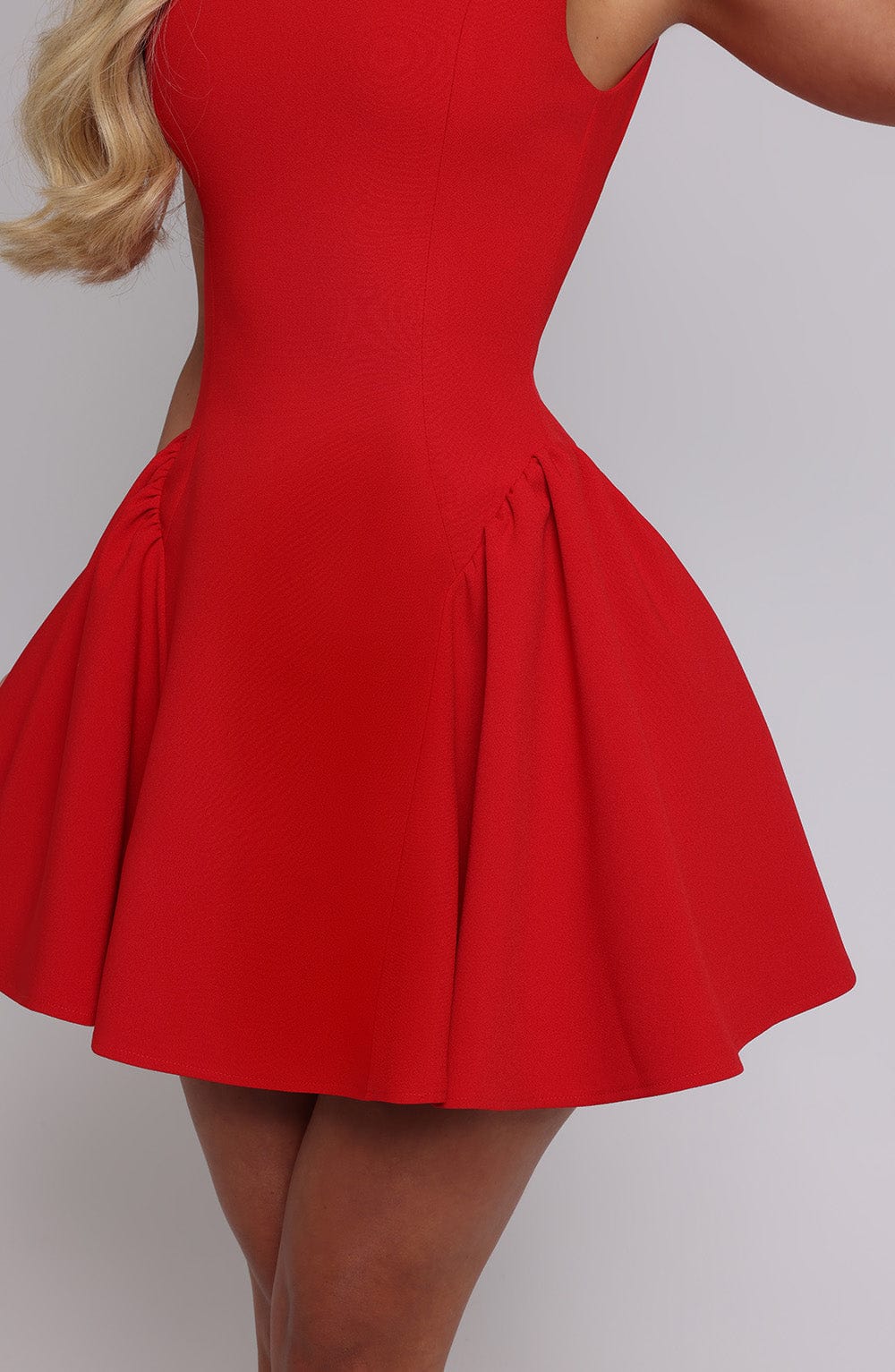Sophia Red Mini Sundress - Cute Summer Fashion