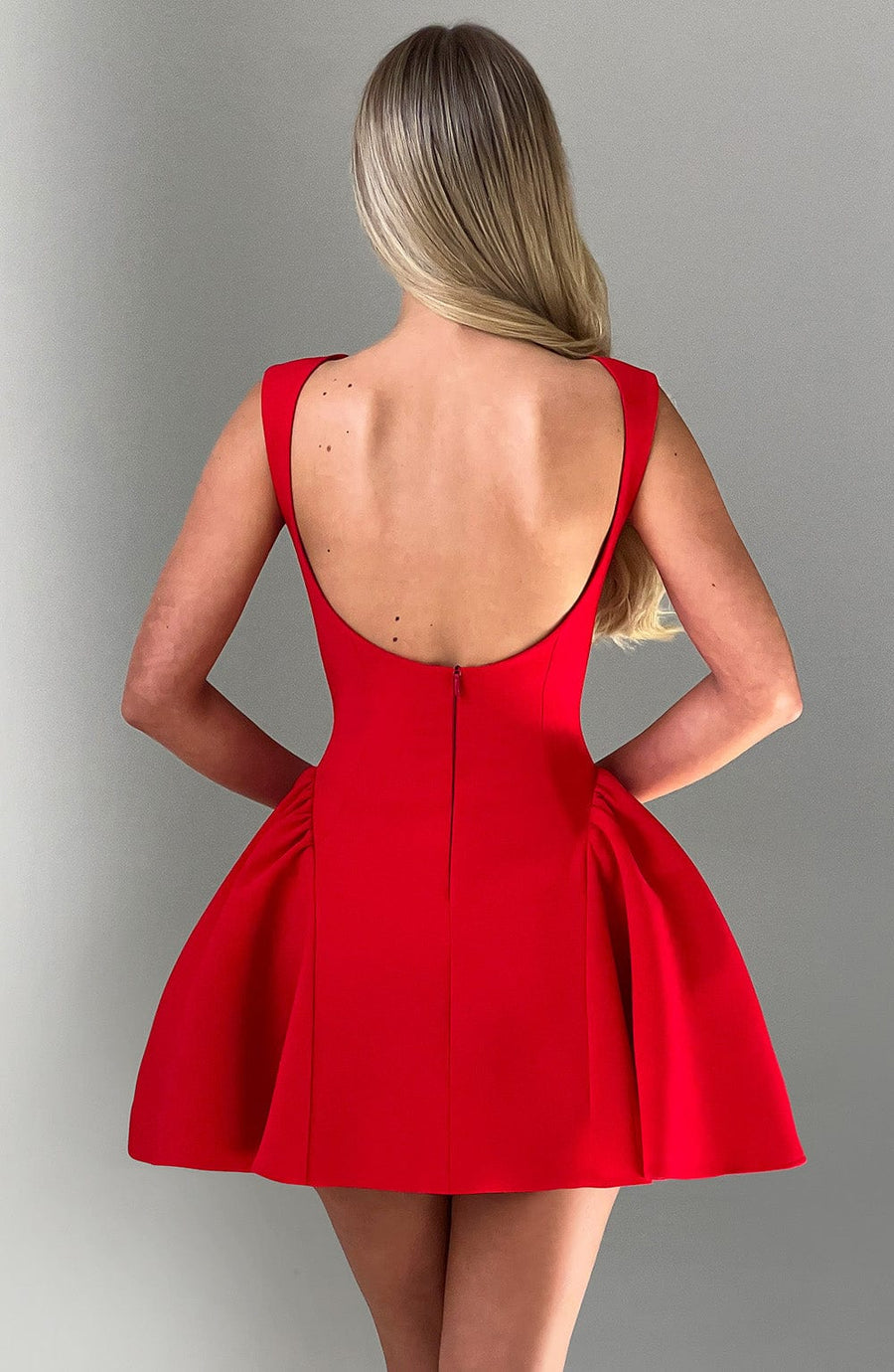Sophia Red Mini Sundress - Cute Summer Fashion