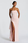 Sophia Blush Maxi Summer Dress