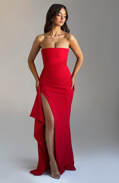 Zafira Red Maxi Dress in XS - image 8