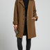 Ladies' Jacket with Collar - Brown